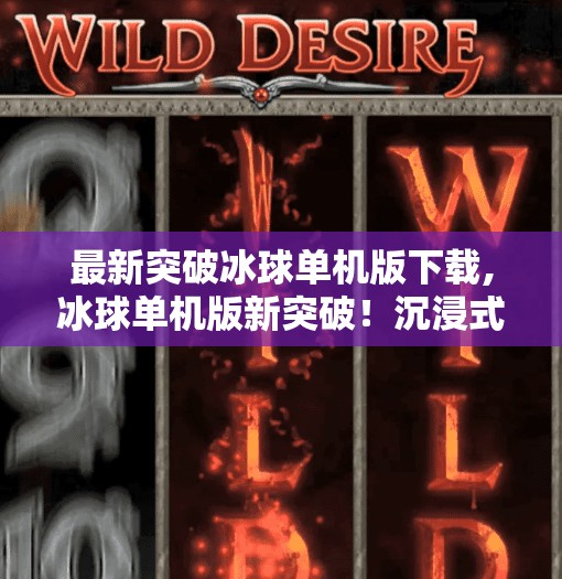 最新突破冰球单机版下载,冰球单机版新突破！沉浸式体验来袭，玩家直呼太上头！