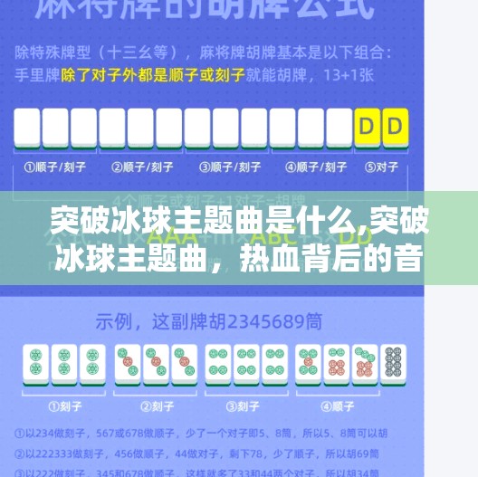 突破冰球主题曲是什么,突破冰球主题曲，热血背后的音乐力量与情感共鸣